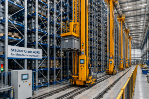 stacker crane asrs for manufacturing industry