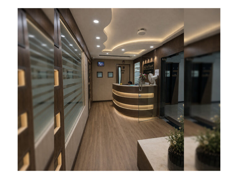 About Us office lobby