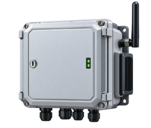 1.rugged industrial monitoring unit with antenna