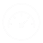 2.minimalist white speedometer icon