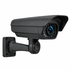 modern bullet cctv camera product shot