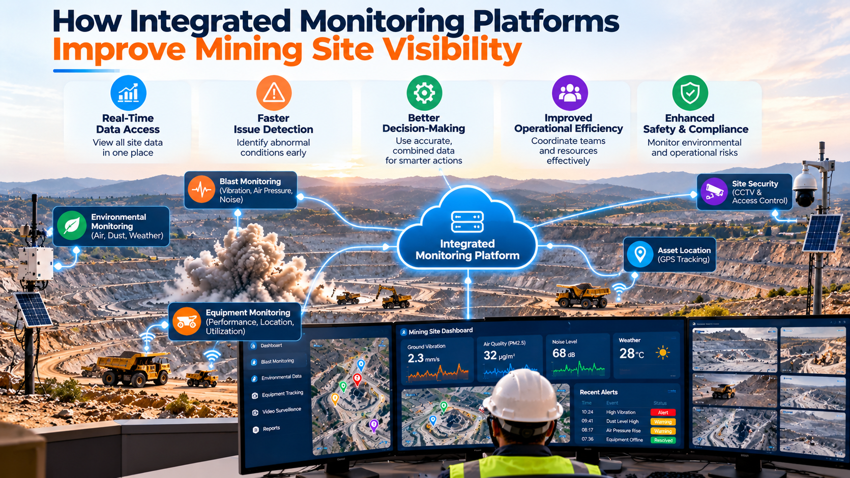 integrated mining monitoring dashboard